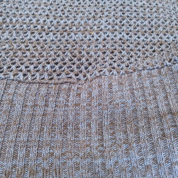 Vintage Loop 18 Open Back Open Knit Sweater Top Juniors Size 13/15 Blue 90s Y2k - Picture 8 of 10